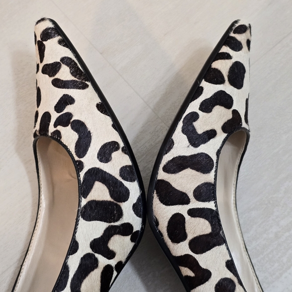 Calvin Klein dolly Women Animal leopard Print Pumps 3" Heels Pointed toe 9.5M - Picture 13 of 16